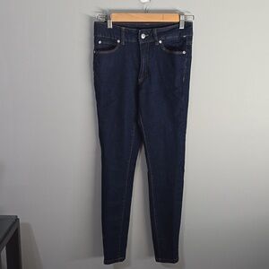 Tahari jeans womens size 6 size 28 blue Jamie roll cuff skinny